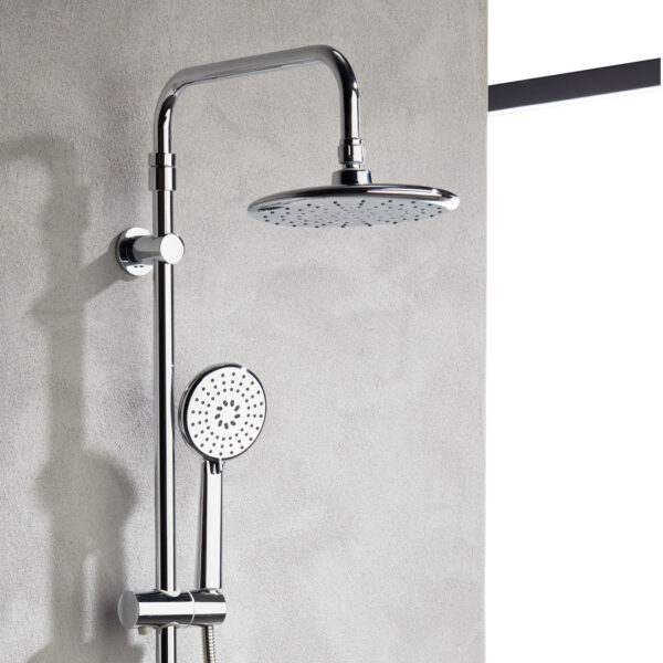 Tema Roma Rain - Στήλη ντους ρυθμιζόμενου ύψους 85-137cm με μπαταρία Chrome