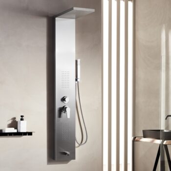 Tema Roma Shower Panel - Στήλη ντους υδρομασάζ Inox