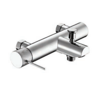 Tema Xenon - Μπαταρία λουτρού επιτοίχια αναμεικτική Chrome