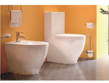 Tema Creavit Free - Set BTW Λεκάνη επιδαπέδια ΧΠ/ΠΣ με κάλυμμα και καζανάκι White