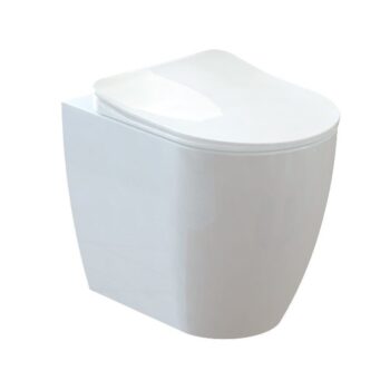 Tema Creavit Free - Λεκάνη επιδαπέδια ΥΠ BTW 51,5x35,5 cm χωρίς κάλυμμα White - Image 2