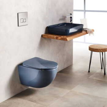 Tema Creavit Free - Λεκάνη κρεμαστή 51x35,5 cm Basalt Matt