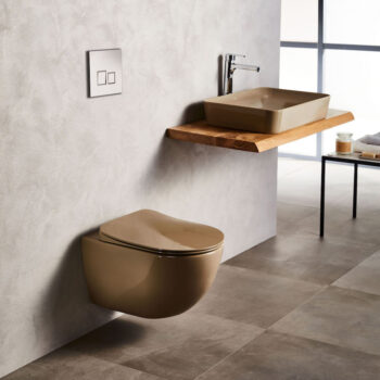 Tema Creavit Free - Λεκάνη κρεμαστή 51x35,5 cm Cappuccino Matt