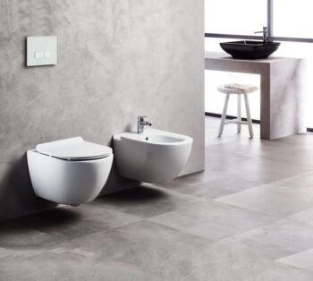 Tema Creavit Free - Λεκάνη κρεμαστή 51x35,5 cm με ενσωματωμένο σύστημα μπιντέ White
