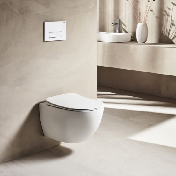 Tema Creavit Free - Λεκάνη κρεμαστή 51x35,5 cm White Matt