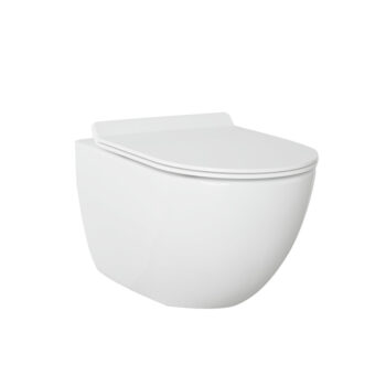 Tema Creavit free rim off - Λεκάνη κρεμαστή rimless 51x35,5 cm White Matt - Image 2