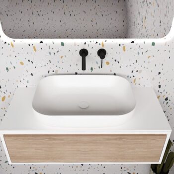 Orabella Drawer 100 - Έπιπλο μπάνιου κρεμαστό με συρτάρι 100x45xY30 cm - Image 3