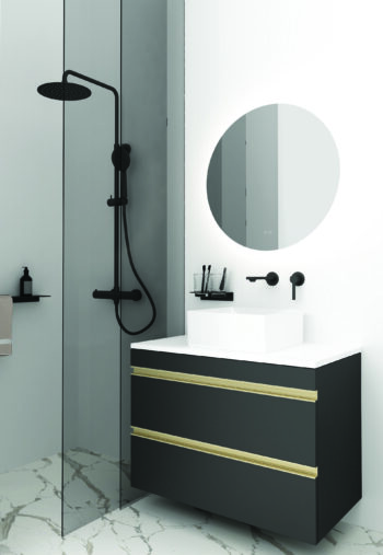 Orabella Vision 80 - Έπιπλο μπάνιου κρεμαστό με συρτάρια 80x45xY60 cm - Image 2