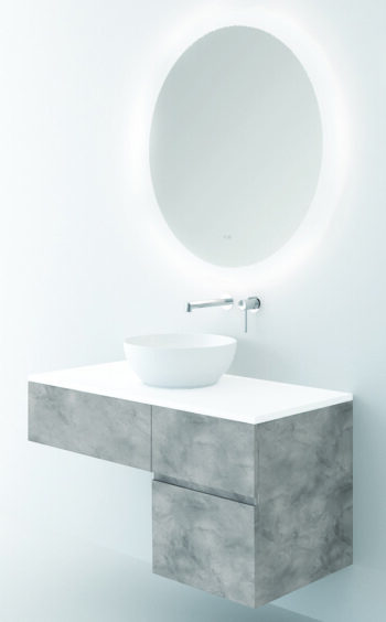 Orabella Regal 100 - Έπιπλο μπάνιου κρεμαστό με συρτάρια 100x45xY50 cm - Image 3