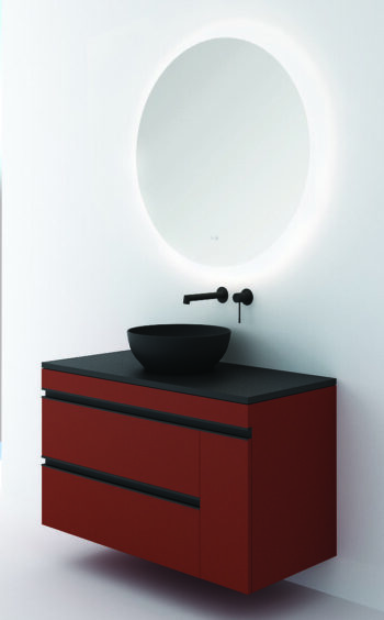 Orabella Vision 100 - Έπιπλο μπάνιου κρεμαστό με συρτάρια 100x45xY60 cm - Image 3